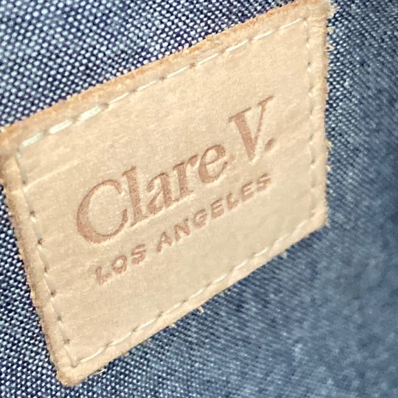 Clare V. Grand Henri large drawstring leather bag - Picture 5 of 16